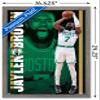 Trends International NBA Boston Celtics - Jaylen Brown 21 Wall Poster, 14.725" x 22.375", Barnwood Framed Version view 3