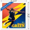 Trends International NBA Golden State Warriors - Draymond Green 21 Wall Poster, 14.725" x 22.375", White Framed Version view 3