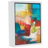 Creative Mark Illusions Floater Frame For 3/4" Deep Canvases - 8x8 White - No Glass or Backing - Wood Composite Floating Illusion Frame for Canvas Paintings- With Hanging Hardware view 2