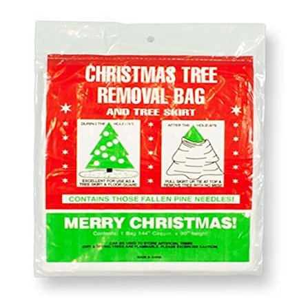 Christmas Tree Removal Bag - Disposable Tree Bag fits up to 7 Ft Tree