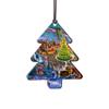 Santa's North Pole - Whimsical Holiday Design by Zach Kinkade  3 x 3.9 Tree-Shaped Hanging Acrylic Print Accessory  Perfect for Gifting and Collecting view 1