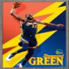 Trends International NBA Golden State Warriors - Draymond Green 21 Wall Poster, 22.375" x 34", Barnwood Framed Version view 1