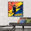 Trends International NBA Golden State Warriors - Draymond Green 21 Wall Poster, 22.375" x 34", Barnwood Framed Version view 2