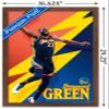 Trends International NBA Golden State Warriors - Draymond Green 21 Wall Poster, 14.725" x 22.375", Mahogany Framed Version view 3