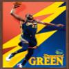 Trends International NBA Golden State Warriors - Draymond Green 21 Wall Poster, 22.375" x 34", Mahogany Framed Version view 1