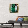 Trends International NBA Boston Celtics - Jaylen Brown 21 Wall Poster, 14.725" x 22.375", Gold Framed Version view 2