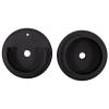 Stone Harbor Hardware Heavy-Duty Metal Pole Sockets, Fits Poles up to 1-3/8" Diameter, Matte Black view 1