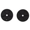 Stone Harbor Hardware Heavy-Duty Metal Pole Sockets, Fits Poles up to 1-3/8" Diameter, Matte Black view 2