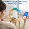 LEVOIT Smart Cool Mist Top Fill Humidifiers for Bedroom with Sensor, Auto Humidity Setting, APP & Voice Control, Essential Oil Diffuser, Ultra Quiet Operation, Super Easy Top Fill, 3L, White view 2