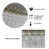 Gold Wine Glass Rack Hanging Metal 304 Stainless Steel Under Cabinet Shelf Stemware Racks Wine Champagne Goblets Holder for Kitchen Bar Pub (Size : 34.5x28x5.5cm) view 3