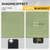 100% Blackout Curtains for Living Room, Thermal Insulated Blackout Curtains 96 inch Length Heat and Full Light Blocking Curtains Window Drapes for Bedroom with Black Backing, Sage, 2 Panels, W52 x L96 view 2