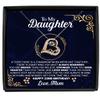 22nd Birthday Necklace Gift from Mom with Message Card for Daughter, to My Daughter 22nd Birthday Love Dancing Necklace Gift view 1