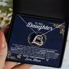 22nd Birthday Necklace Gift from Mom with Message Card for Daughter, to My Daughter 22nd Birthday Love Dancing Necklace Gift view 4