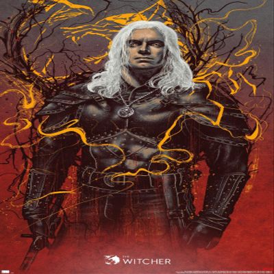 Trends International Netflix The Witcher Season 2 - Geralt of Rivia Wall Poster, 34L x 22.4W, Premium Unframed Version