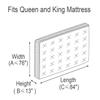 ComfortHome Mattress Bag for Moving and Storage, Fits Queen and King Size Mattress, 1 Pack view 2