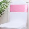 50 Pack Pink Chair Sashes, Gankar Pink Satin Chair Ribbons Ties for Wedding Party Birthday Gender Reveal Decoration, Romantic Chairs Bows view 3