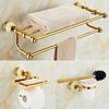 TYQXSH Bathroom Accessories Set, Bathroom Shelf, Towel Rack, Paper Holder, Toilet Brush Holder, Hooks (Color : Soap Basket) view 3