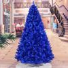 Christmas Tree by Height 4ft 5ft 6ft 7ft 8ft,Christmas Tree Blue Large Artificial Christmas Tree Encrypted Christmas Tree (Blue, 6ft / 180 Cm) view 2