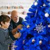 Christmas Tree by Height 4ft 5ft 6ft 7ft 8ft,Christmas Tree Blue Large Artificial Christmas Tree Encrypted Christmas Tree (Blue, 6ft / 180 Cm) view 3