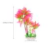 POPETPOP 1pc Fish Tank Landscaping Ornaments Plants Decor Mini Plants Faux Plants Faux Rock Plants Aquarium Decor Aquarium Plant Decor Models Pink Artificial Resin Fake Plant Small Coconut view 3