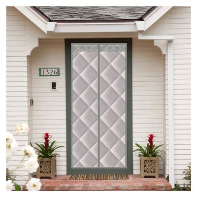 AYLYHD Door Curtains Winter Thermal Insulation Cold Protection Long Magnetic Block Curtain Partition for Mall Doorway School Ddorm Room Door Curtain (Color : A, Size : 85x195cm/33.46x76.77in)