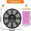 HEISENLIN Air Fryer Replacement Parts Crisper Plate for Ninja Air Fryers Foodi, 8.2 inch 4QT Premium Round air Fryer Tray Grill Pan Plate Accessories with Rubber Feet for Ninja, Dishwasher Safe view 2