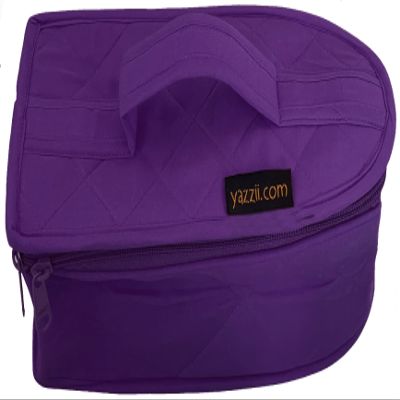 Yazzii Iron Storage Case - Iron Protective Cover - Travel Iron Holder with Handle & Zipper Closure - Iron Carrying Storage Bag - Dustproof & Easy to Carry Purple