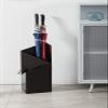 LHRUI Umbrella Holder Irregular Metal Umbrella Stand with Removable Water Tray, Modern Geometric Wall Paper Holder, Umbrella Organizer for Home Apartment Office Foyer (Color : Black) view 2