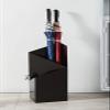 LHRUI Umbrella Holder Irregular Metal Umbrella Stand with Removable Water Tray, Modern Geometric Wall Paper Holder, Umbrella Organizer for Home Apartment Office Foyer (Color : Black) view 4