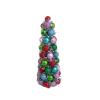 FC Young Glitter Ball Cone Tree Tabletop Decor Indoor Christmas Decor - Total Qty: 1 view 4