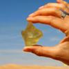 Regulus Libyan Desert Glass Genuine Glass Cosmic Meteorite - Golden Tektite Healing Rock (30-40cts) view 2