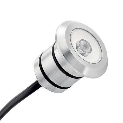 2W 1 Led Mini All-Purpose in-Ground Light 2.25 inches Tall By 2.25 inches Wide-Stainless Steel Finish-2700 Color Temperature No Specific Style Landscape 12V Led Inground 147-Bel-2896760