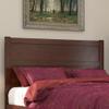 AFI, NoHo Solid Wood Panel Headboard, Queen, Walnut view 1
