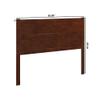 AFI, NoHo Solid Wood Panel Headboard, Queen, Walnut view 2