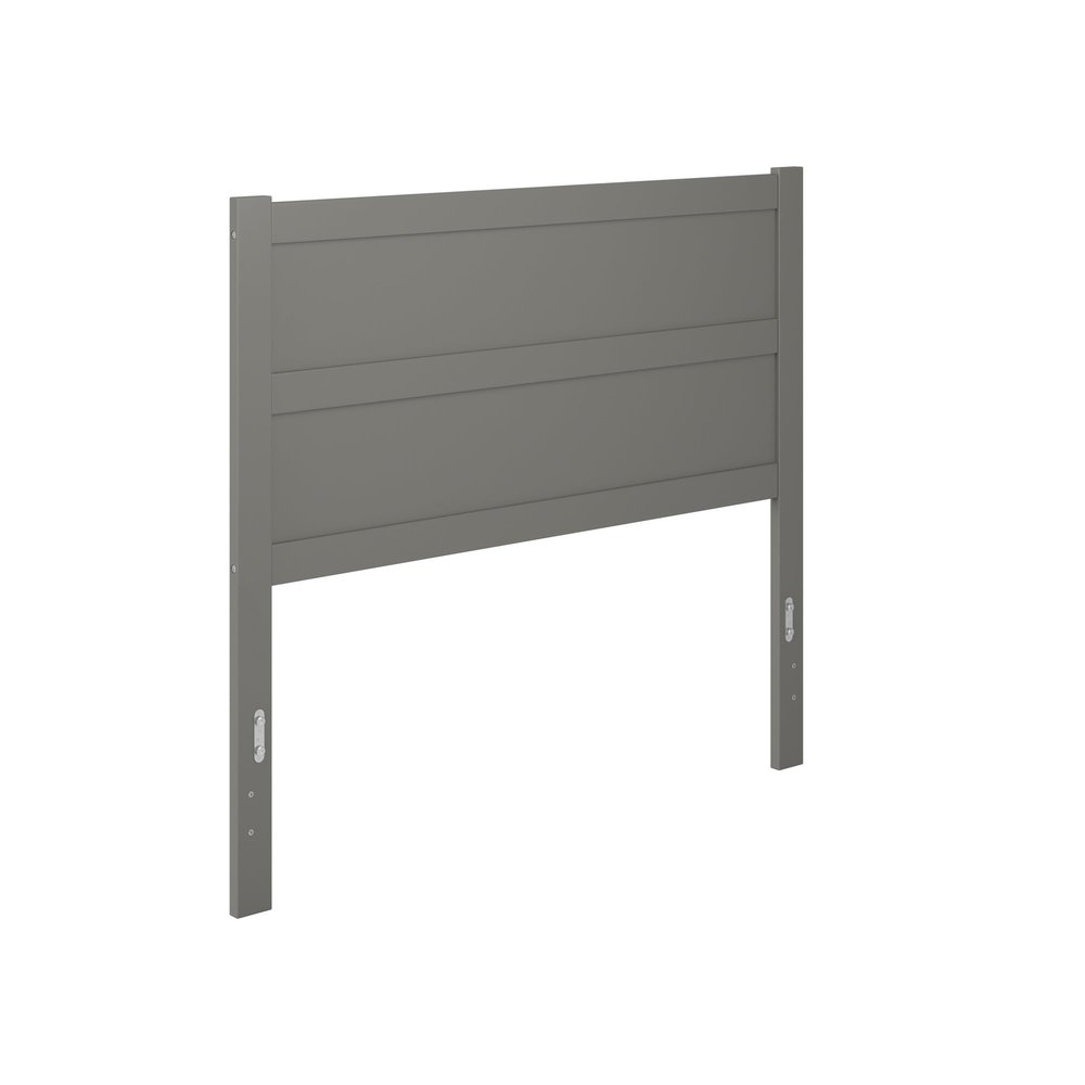 AFI, NoHo Solid Wood Panel Headboard, Full, Grey