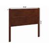 AFI, NoHo Solid Wood Panel Headboard, Full, Walnut view 3
