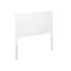AFI, NoHo Solid Wood Panel Headboard, Full, White view 1