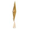 16-Inch 8-Point Pearl and Gold Shimmer Star Treetop view 4