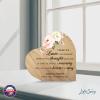 LifeSong Memorials Personalized Solid Wood Heart Decoration for Loss of Loved One 5x5.25x0.75 in Those We Love (Maple) in Loving Memory Condolence Sympathy Comfort Funeral Keepsake (Top Roses) view 4