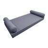 DBM IMPORTS *Cover ONLY*-Style 5 Outdoor Daybed Mattress Bolster Pillow Slipcovers Knife Edge Twin -AD001 view 1
