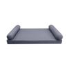 DBM IMPORTS *Cover ONLY*-Style 5 Outdoor Daybed Mattress Bolster Pillow Slipcovers Knife Edge Twin -AD001 view 2