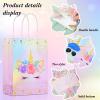 Gersoniel 16 Pcs Unicorn Party Favor Bags with Handles Unicorn Gift Goodie Treat Bags for Birthday Party Favors Supplies(For Girls and Boys, 8.27 x 5.9 x 3.15 Inch) view 4