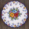 12 Inch Portuguese Ceramic Hand Painted Wall Decor Hanging Plate Made in Portugal view 2