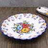 12 Inch Portuguese Ceramic Hand Painted Wall Decor Hanging Plate Made in Portugal view 3