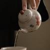 100ml Handmade Ceramic Teapot Kung Fu Tea Set Hand Painted Fish Pattern Kettle Decorate view 2