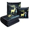 HGTRH Pillow Blanket 2 in 1,Openable Throw Pillows for Bed, Throw Blanket and Pillow Set for Couch, Foldable Portable Travel Blanket for Airplane Office Carnapping view 1