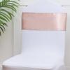 Blush Pink Chair Bows Sashes 50 Pack, Gankar Satin Light Rose Gold Chair Ribbons Ties for Wedding Party Birthday Gender Reveal Decoration view 3