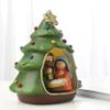 Hodao Nativity Sets for Christmas Indoor Decorations Holy Family Nativity Scene for Xmas Decor Gifts - Christmas Party Home Decorations(Green) view 3