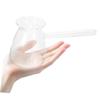 1 Pack Espresso Shot Glass with Handle Turkish Coffee Pot Thickened Glass Boiling Pot 15. 2 oz Transparent view 1