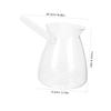 1 Pack Espresso Shot Glass with Handle Turkish Coffee Pot Thickened Glass Boiling Pot 15. 2 oz Transparent view 2